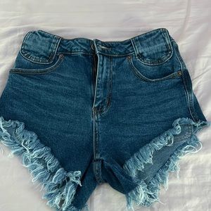fashion nova cut off jean shorts